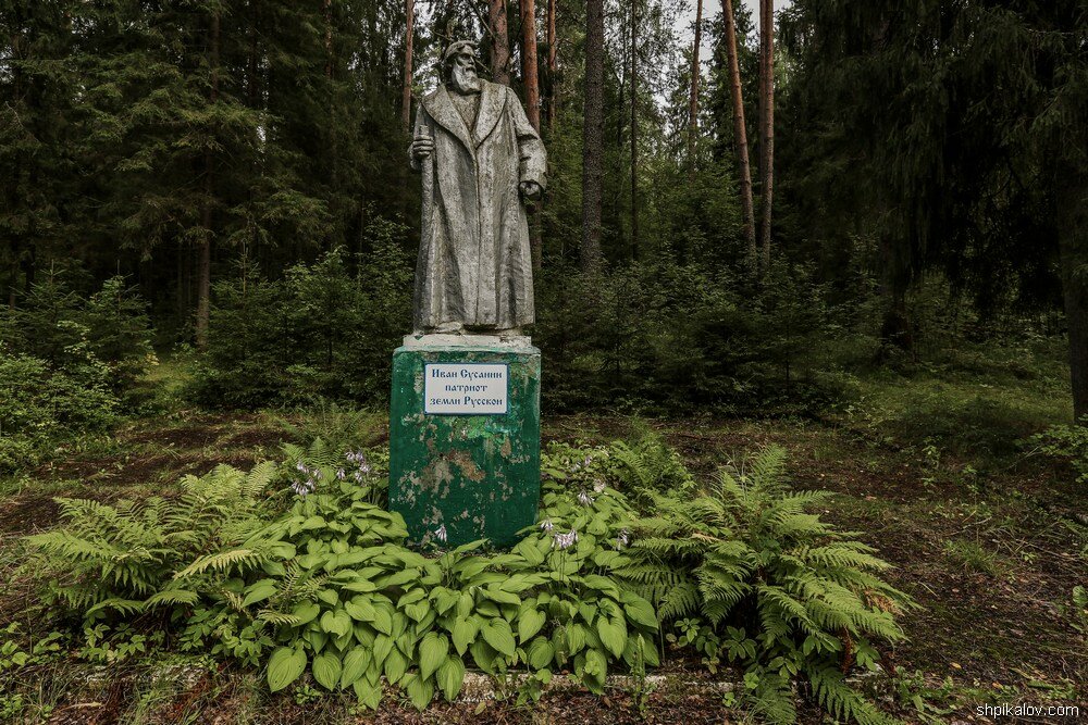 Санаторий Ивана Сусанина стоит брошенный в Костромском лесу заброшенные здания,отдых,путешествия,Россия,санаторий