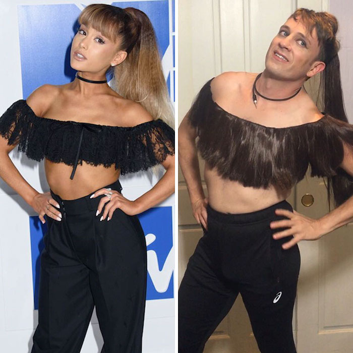 Tom Lenk As Ariana Grande