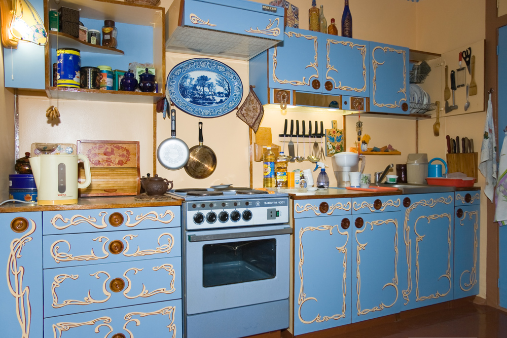 Как обновить фасад кухонного гарнитура своими руками декор
