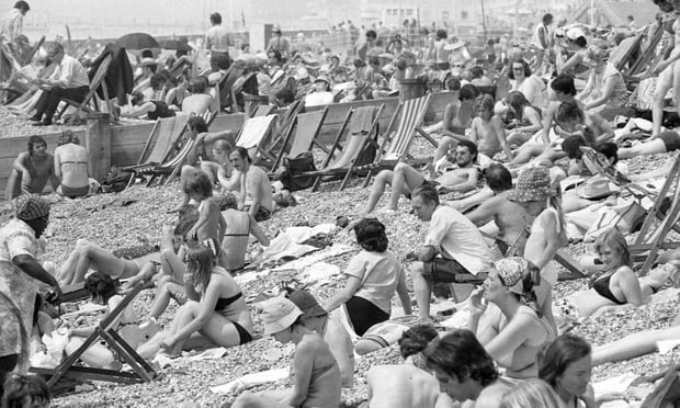 Пляж в Брайтоне, 1976 г.