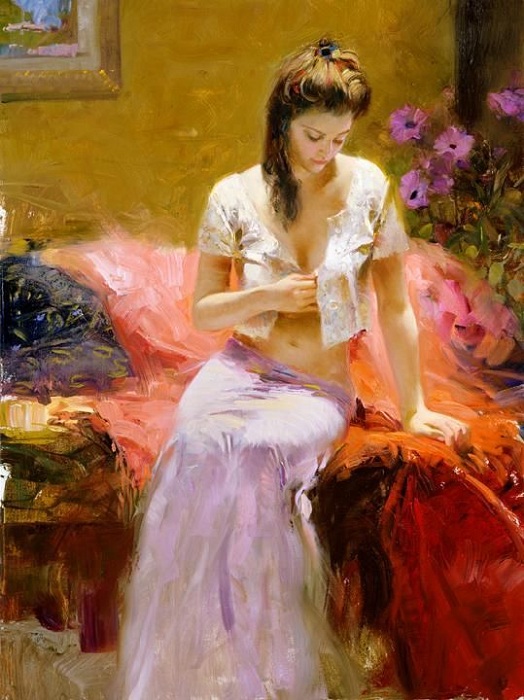 Романтическая живопись от Pino Daeni.