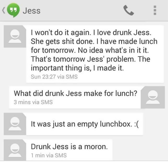Drunk Jess