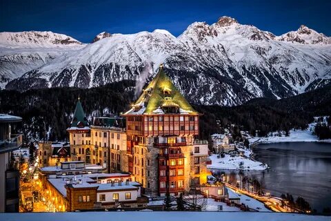 Зимняя Швейцария фото от которых захватывает дух.