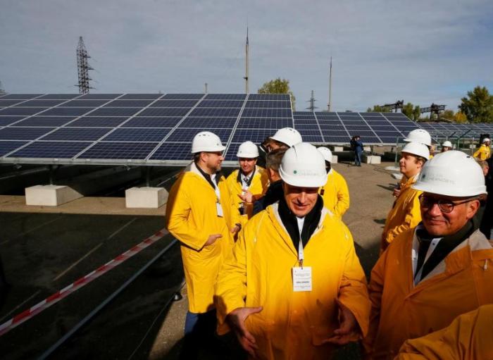 Через 30 лет после катастрофы открыли солнечную электростанцию Через 30 лет после катастрофы открыли солнечную электростанцию