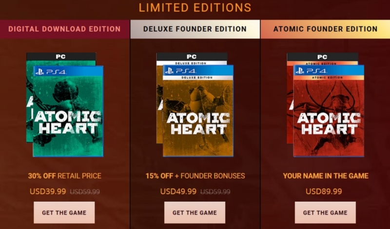 Atomic gold edition. Atomic Heart предзаказ. Атомик Харт предзаказ. Atomic Heart коллекционное издание.