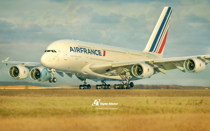 Авиакомпания Air France подтвердила, что один из двигателей был "сильно поврежден", но экипаж "отлично справился с чрезвычайной ситуацией" а380, авария, двигатель, мир, полет, рейс, самолет