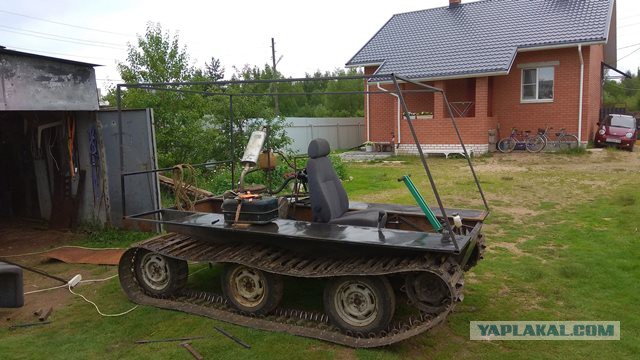 Мой самодельный гусеничный вездеход автосамоделки