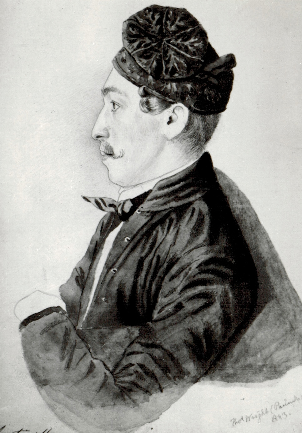 Томас Райт, портрет Николая Мартынова, 1843 год