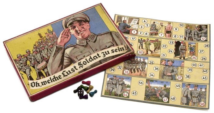 Игра Oh, welche Lust Soldat zu sein («Ох, как весело быть солдатом»), 1934 год. германия, настольные игры, пропаганда