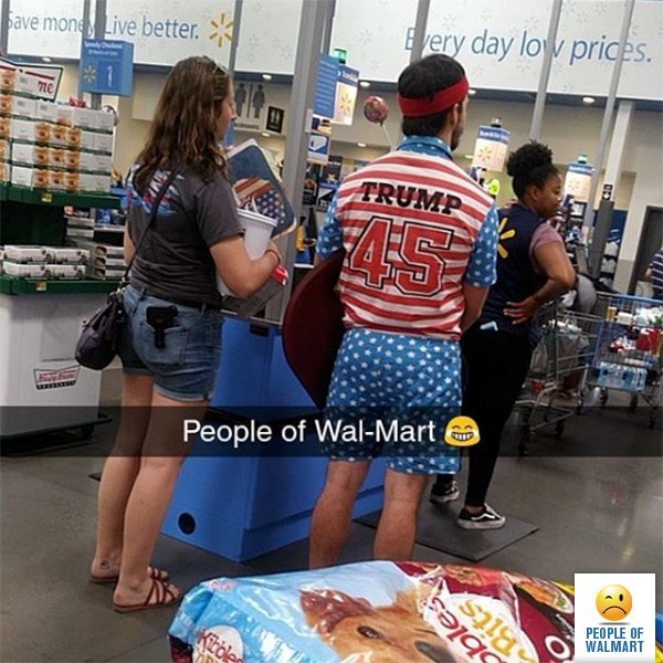 Эти люди просто пришли за покупками в американский супермаркет Walmart walmart, в мире, люди, магазин, мода, фото, чудаки, юмор