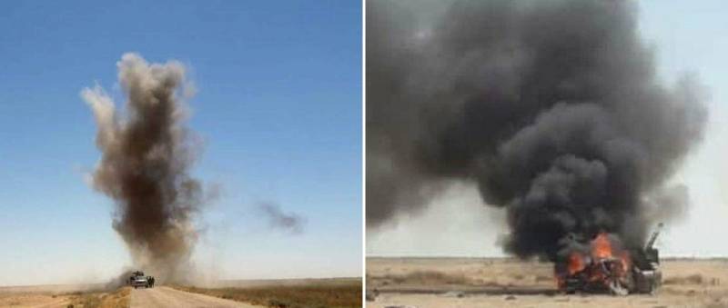 Появились фото с места гибели российского генерала в Сирии