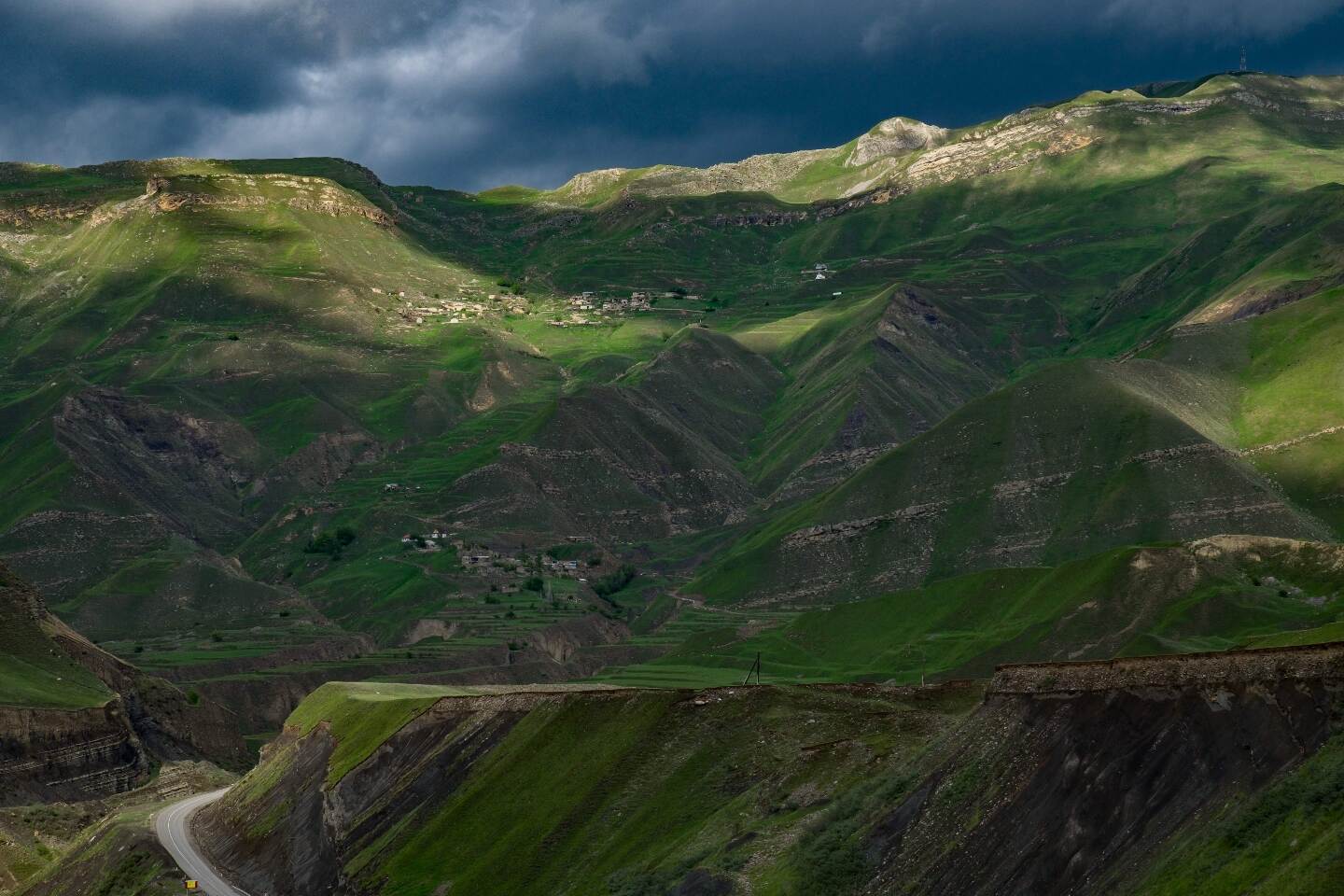 Высокогорные села Шуни и Курла