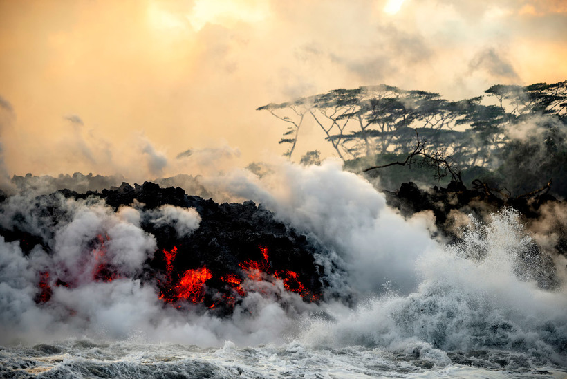 Извергающийся Килауэа: фантастической красоты вулкан гавайской богини