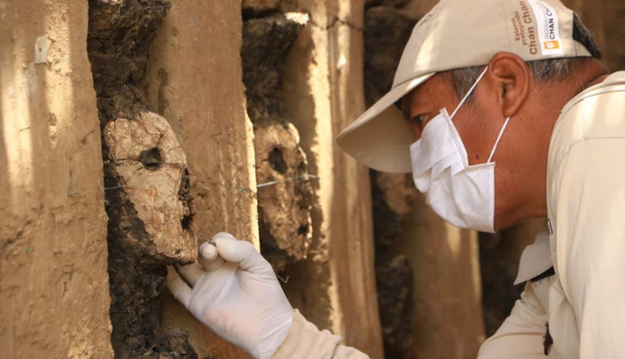 В Перу нашли доинкские деревянные фигурки "хранителей" в масках Археология, Находка, Культура, Маска, Длиннопост