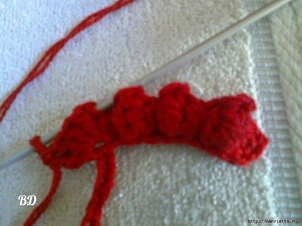 Узор «Клубнички» крючком: схема и видео мастер-класс Узор «Клубнички» крючком: схема и видео мастер-класс вязание