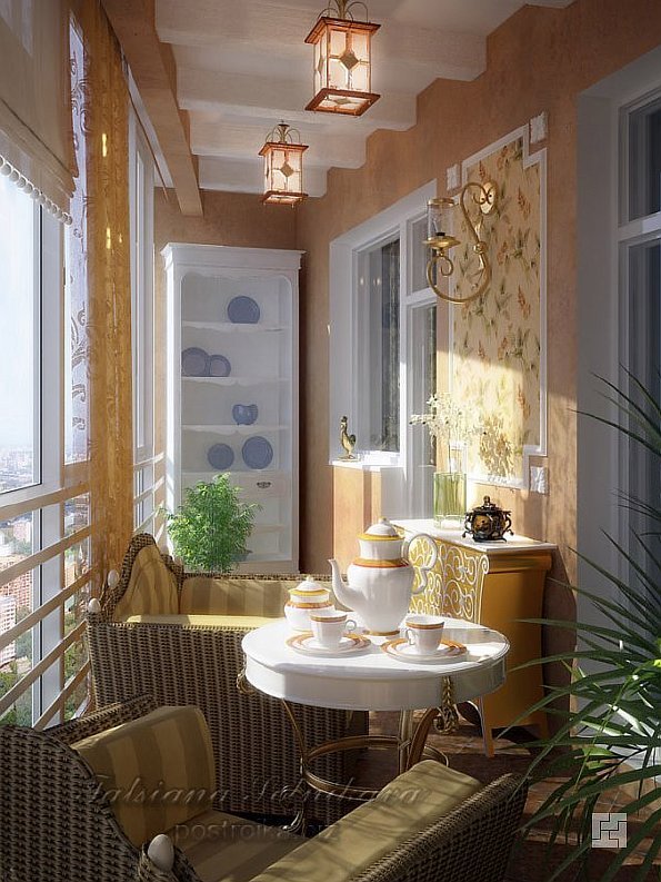 Оригинальное оформление современных балконов и лоджий (фото)