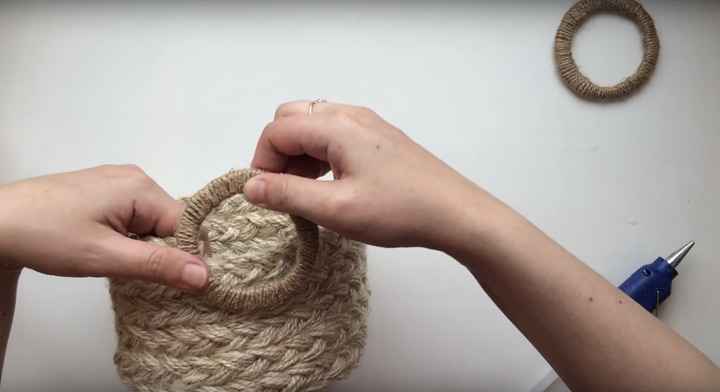 Простая идея плетеной корзины из джута интерьер,переделки,рукоделие,своими руками,сделай сам