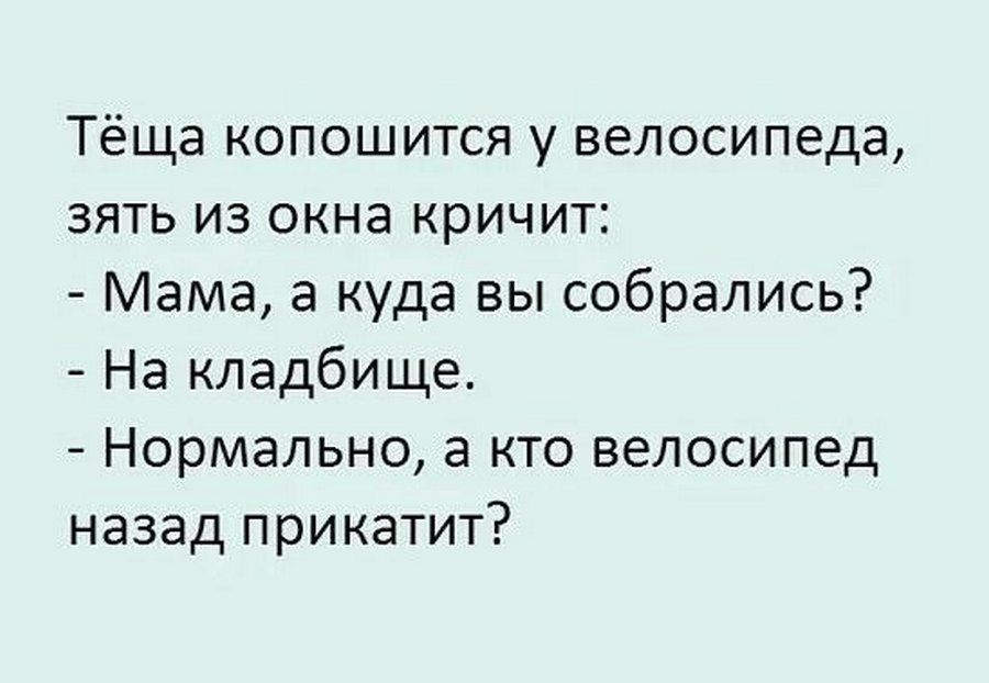 Смешные Анекдоты Теща