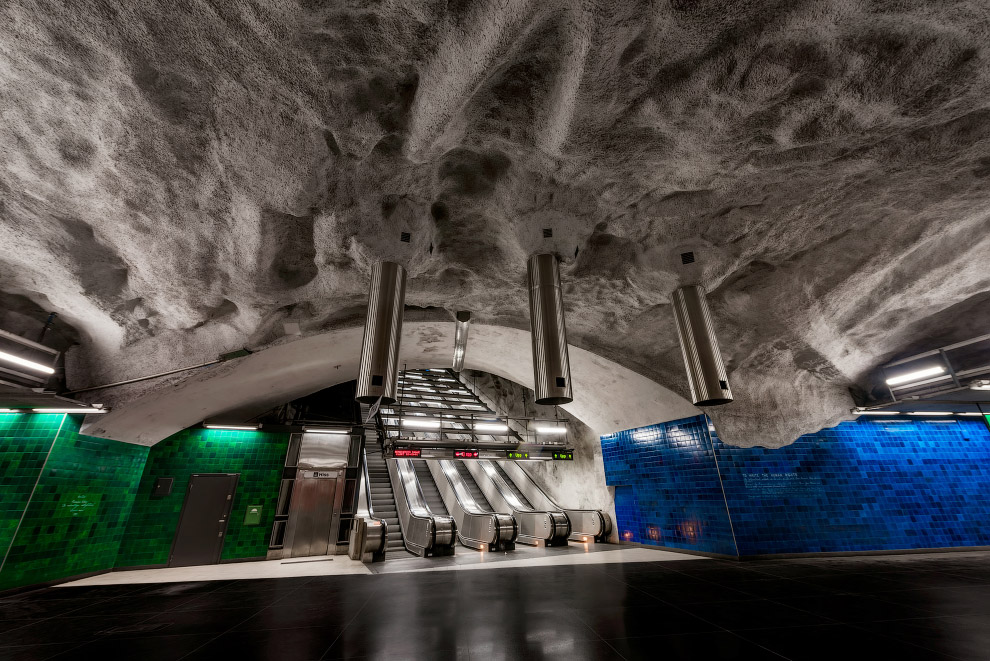Прогулка по Стокгольмскому метро