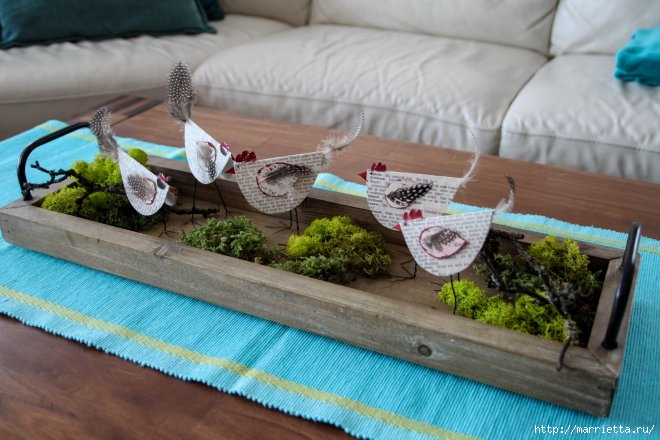 Креативные пасхальные курочки из книжных страниц Креативные пасхальные курочки из книжных страниц мастер класс