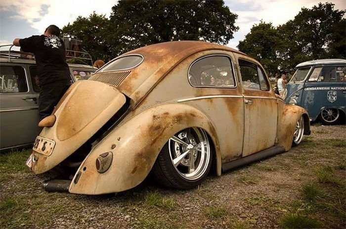 Модная ржавчина: Volkswagen Beetle Rat Look Beetle,Volkswagen,автомода,ржавчина,тюнинг