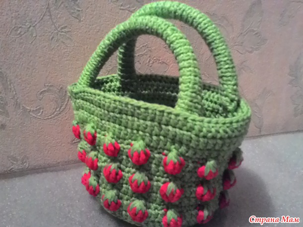 Узор «Клубнички» крючком: схема и видео мастер-класс Узор «Клубнички» крючком: схема и видео мастер-класс вязание