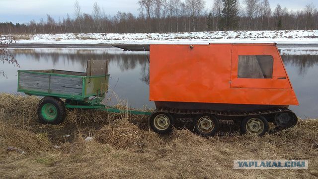 Мой самодельный гусеничный вездеход автосамоделки