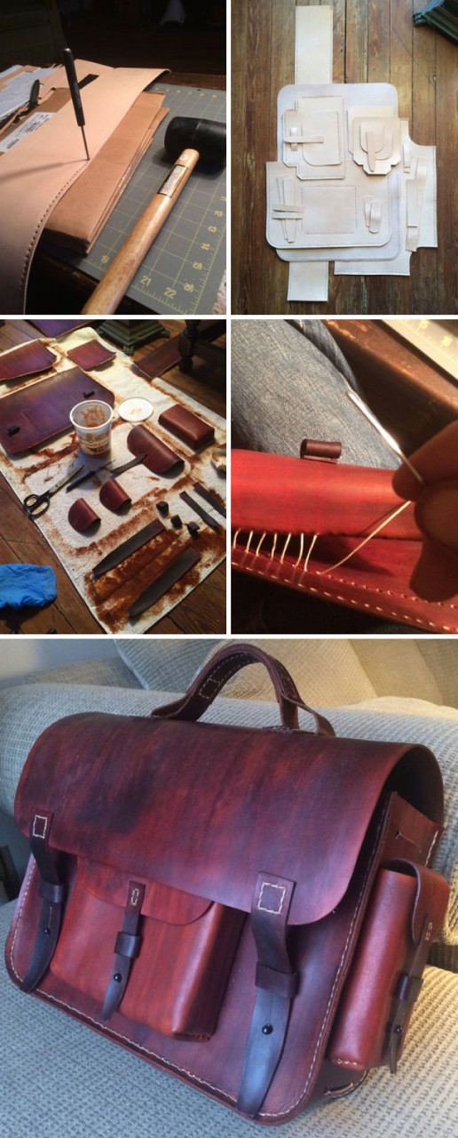 I Made My Supercool Girlfriend A Leather Messenger Bag For Christmas