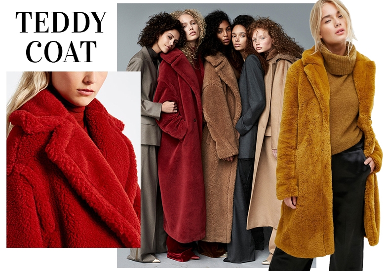 Teddy coat искусственный мех овчина тренды зимы 2017/18 фото