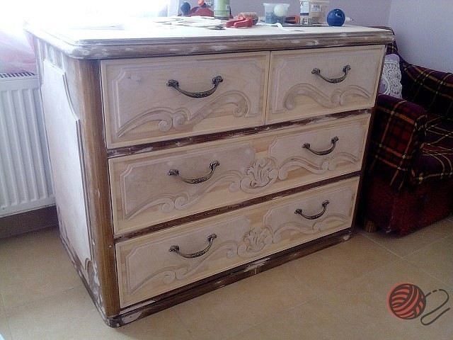 Обновил комод. Как Вам идея? handmake,дерево,поделки своими руками,разное,строительство и ремонт