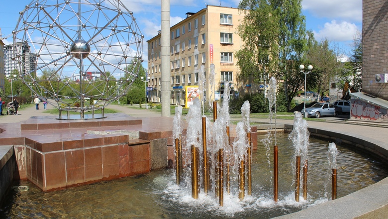Сезон фонтанов открыли в Петрозаводске