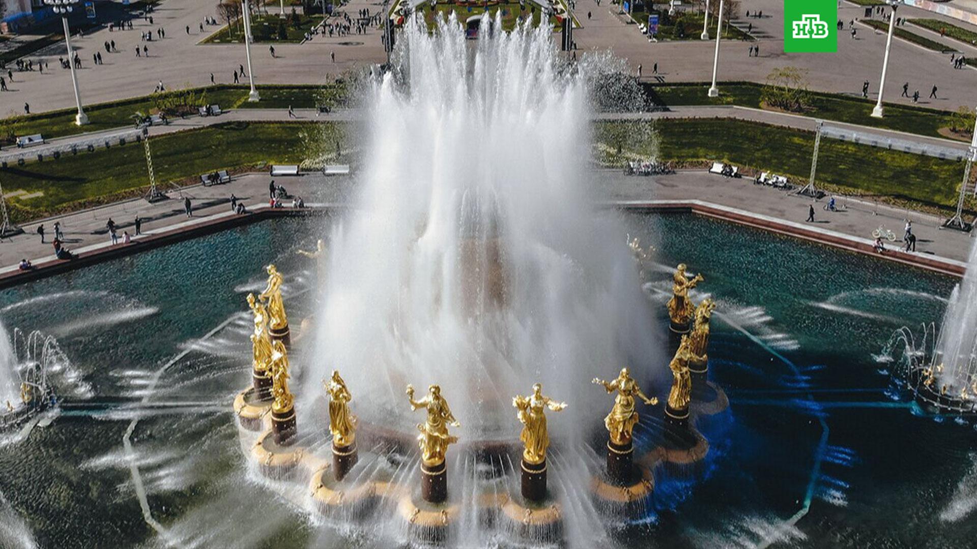 Сезон работы фонтанов в Москве закончится 1 октября