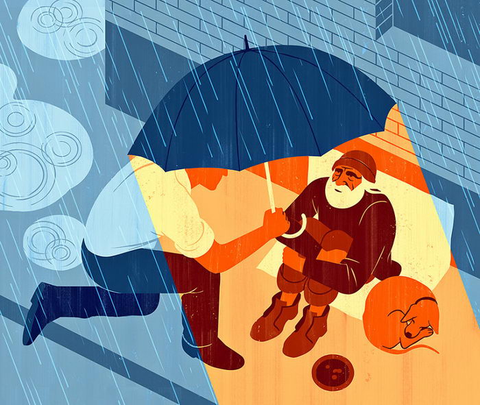 Ироничные иллюстрации: Сатира на развлечения современного мира. 