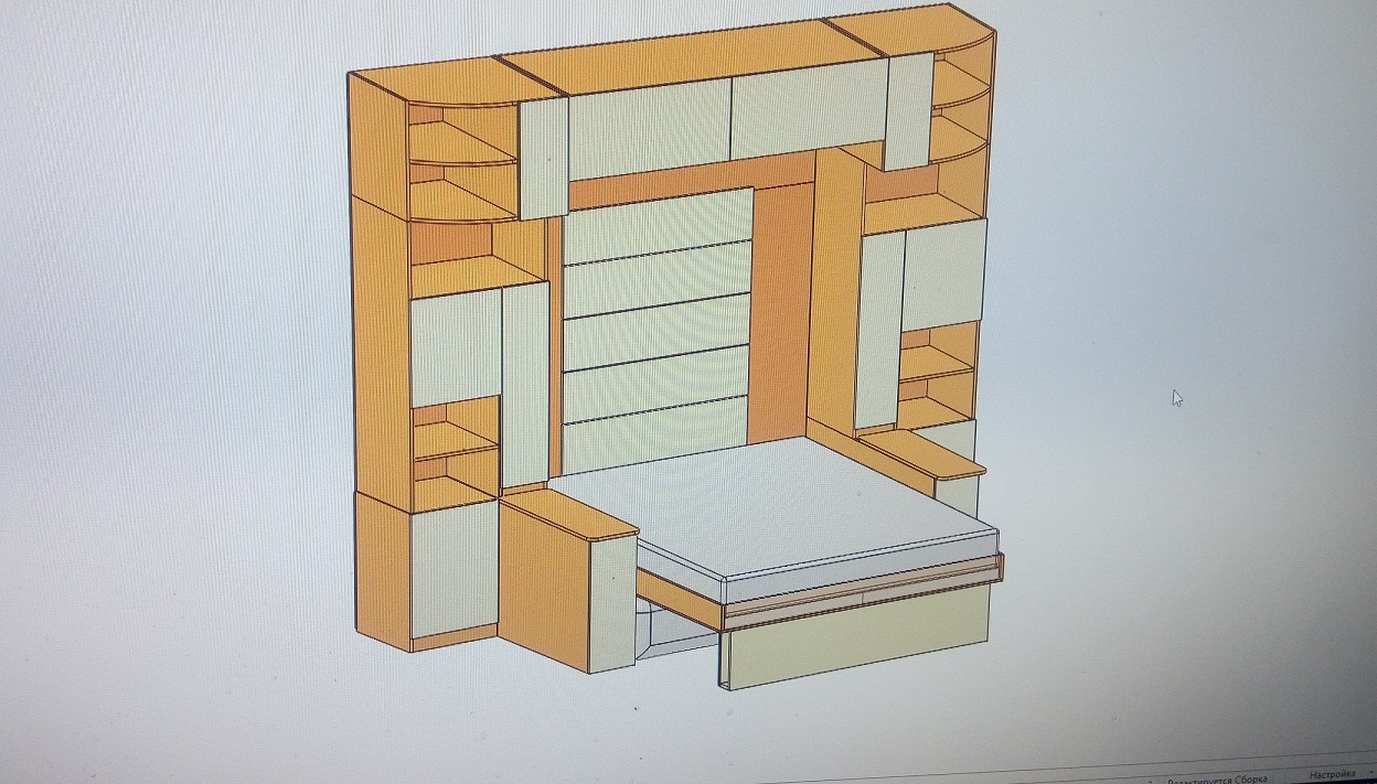 Сборка шкаф-кровати своими руками