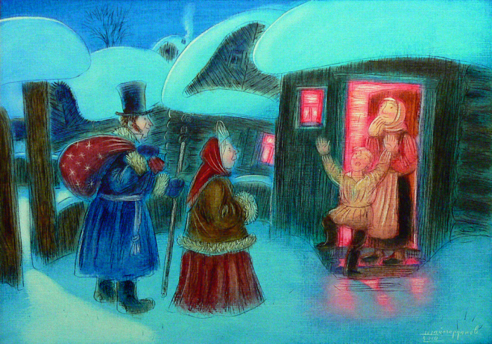 «Арина Родионовна и Александр Сергеевич»: Душевно-шуточная серия картин о поэте и его няне «Арина Родионовна и Александр Сергеевич»: Душевно-шуточная серия картин о поэте и его няне