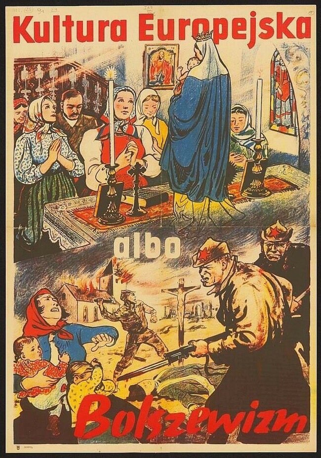 "Европейская и большевистская культура" (фото из открытых источников)