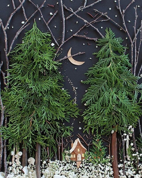 Картины из природных материалов