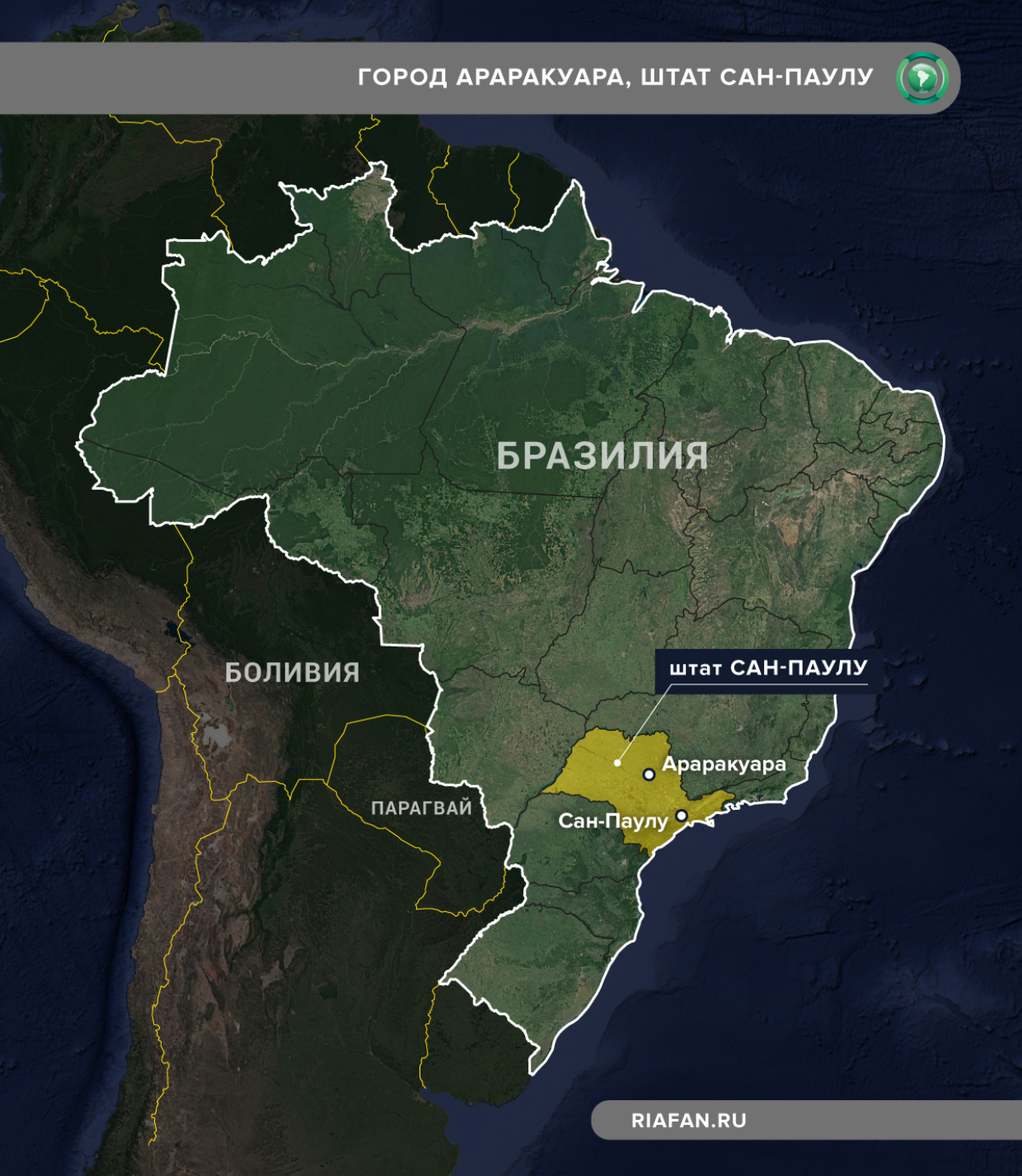 Сколько стран в бразилии