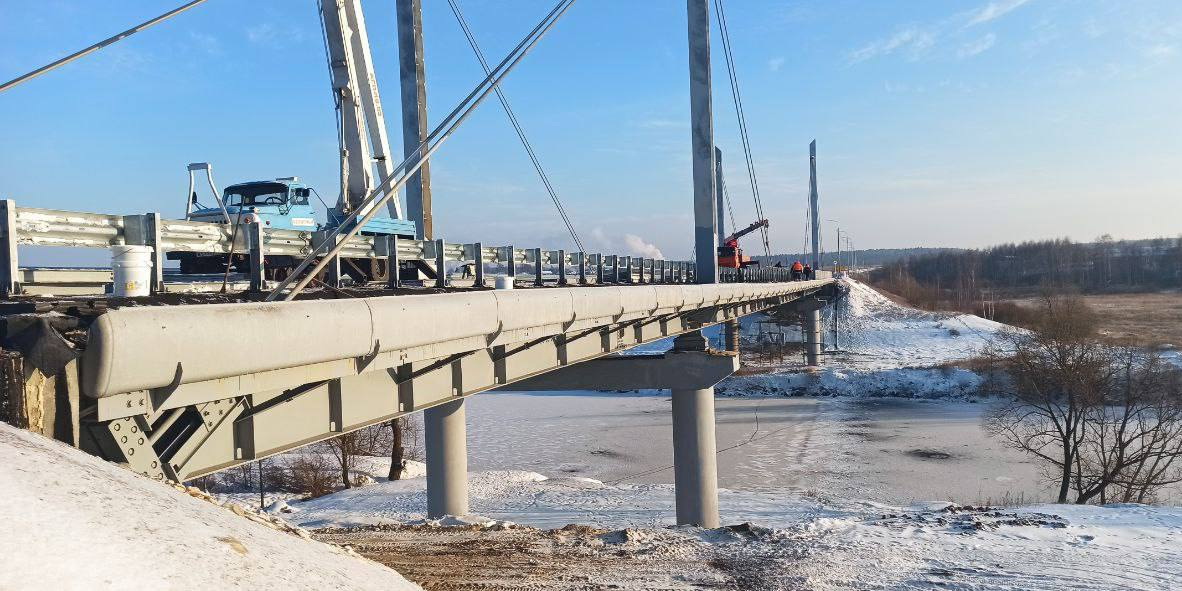 Движение по вантовому мосту через Тезу на обходе Шуи откроется в декабре