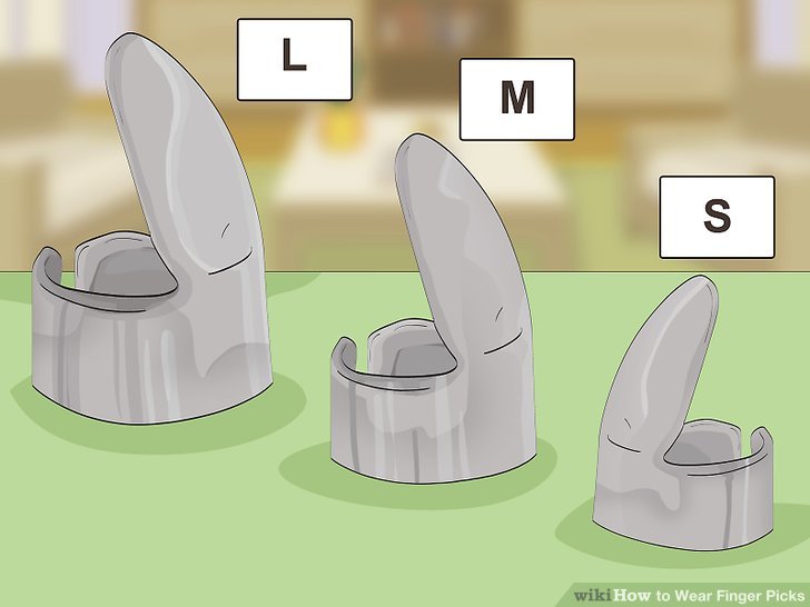 Image titled Wear Finger Picks Step 1