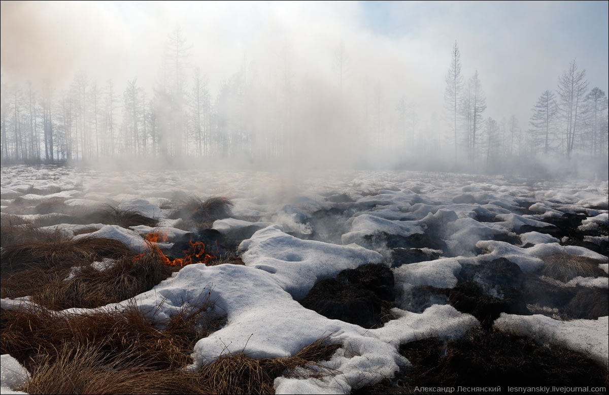 Пять физических состояний воды Уакита . Бурятия. Россия дальние дали