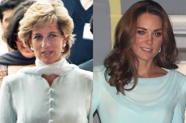 Кейт Миддлтон повторила образ принцессы Дианы в Пакистане