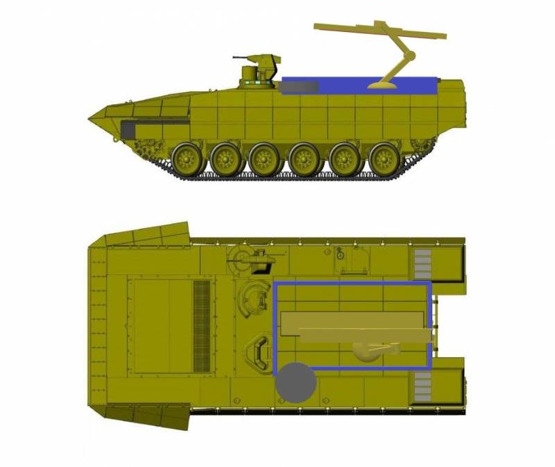 Т-17. Многофункциональный ракетный танк на базе платформы «Армата»  оружие