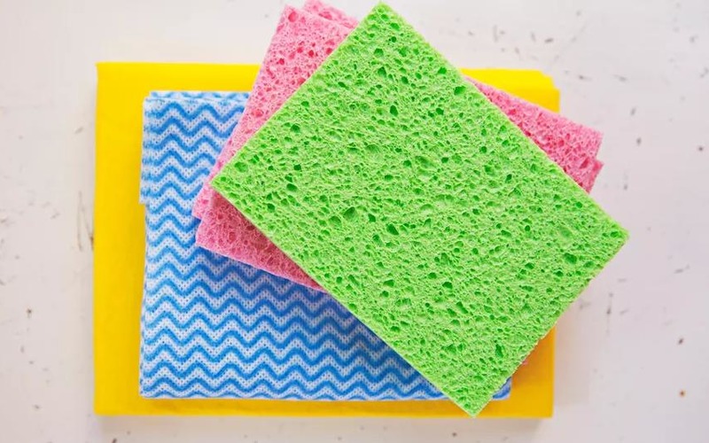 Чистка губки для мытья посуды Чистка губки для мытья посуды полезные советы