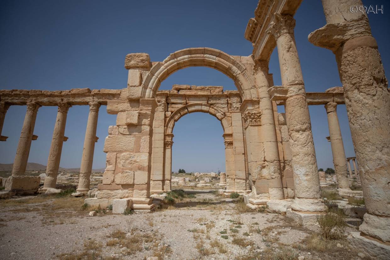 Древние руины сирийской Пальмиры