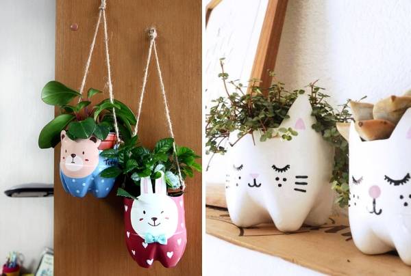 Вазы из бутылок своими руками — 29 фото с идеями для творчества идеи