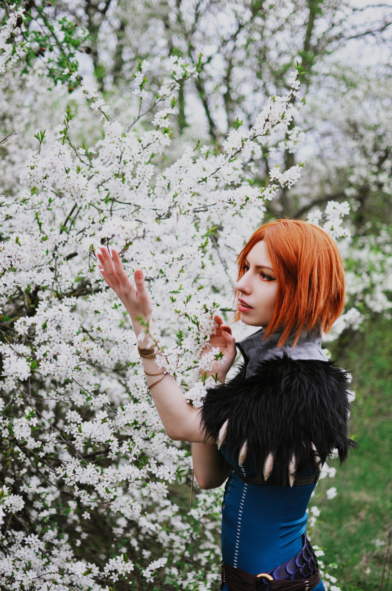 Косплей. Серый Страж - Героиня Ферелдена из Dragon Age: Начало Игры,косплей