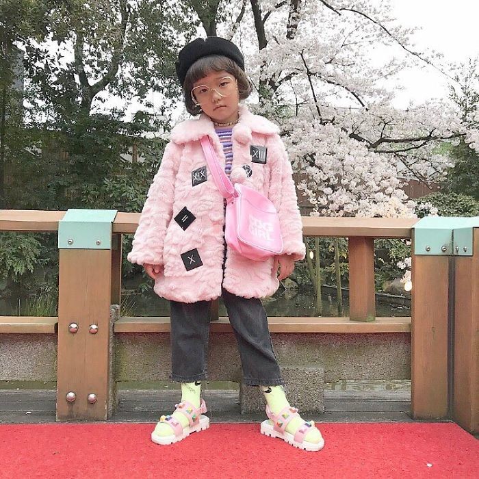 Коко — 6-летняя модница из Японии, которая одевается лучше, чем многие взрослые дети, люди, мода, модница, одежда, япония