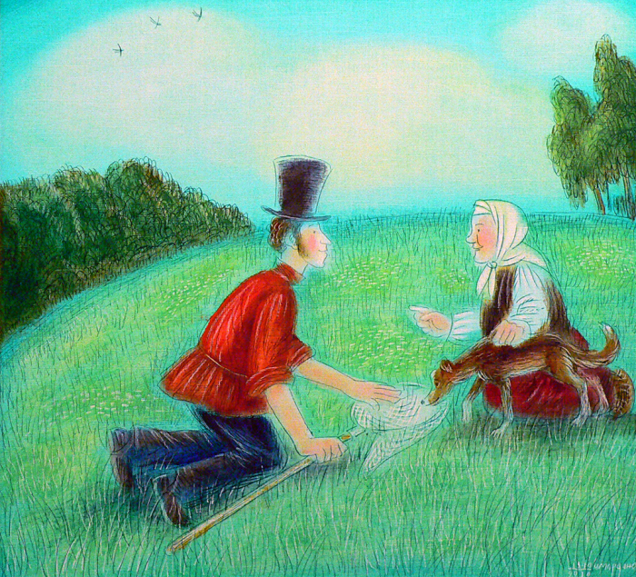 «Арина Родионовна и Александр Сергеевич»: Душевно-шуточная серия картин о поэте и его няне «Арина Родионовна и Александр Сергеевич»: Душевно-шуточная серия картин о поэте и его няне