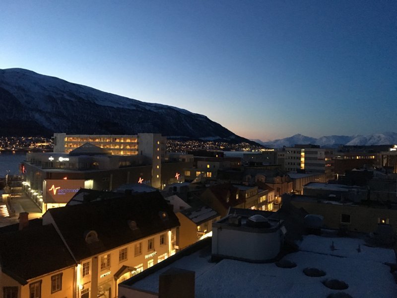 Вид из гостиницы (7:40) утра. #Норвегия, #природа, #путешествия, #фото